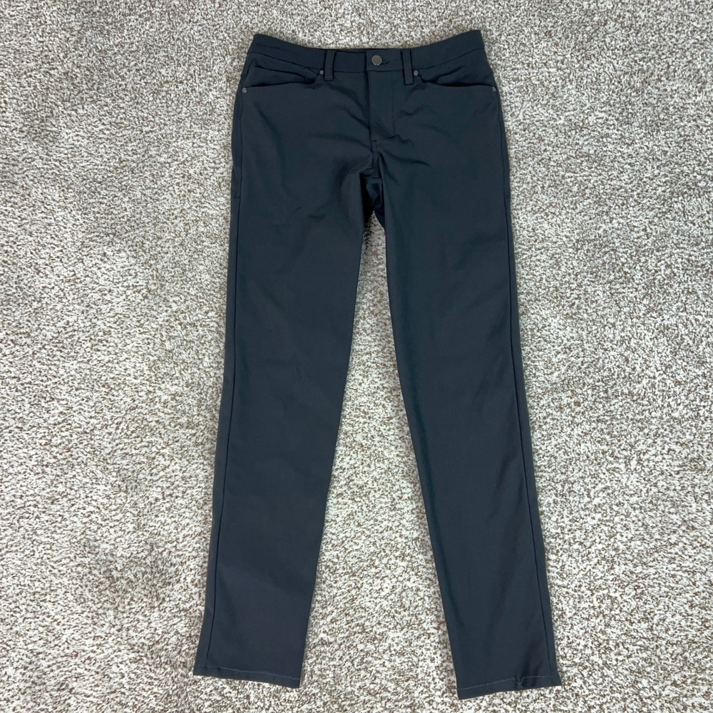 Lululemon Pants Mens 28x30 Gray Comfort Slim Fit Technical Golf Office Trousers